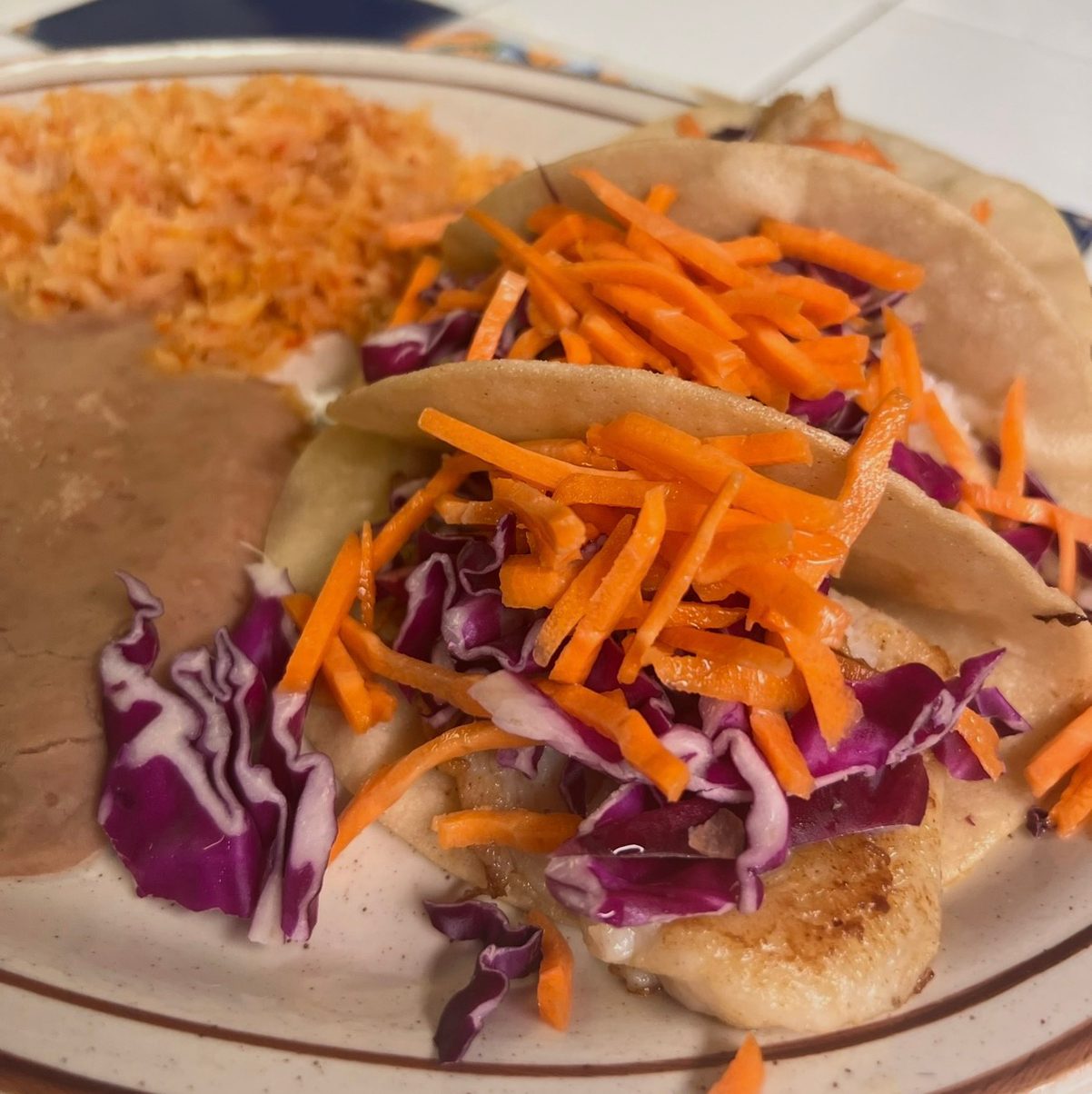 Fish Tacos.