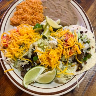 Barbacoa Tacos Plate
