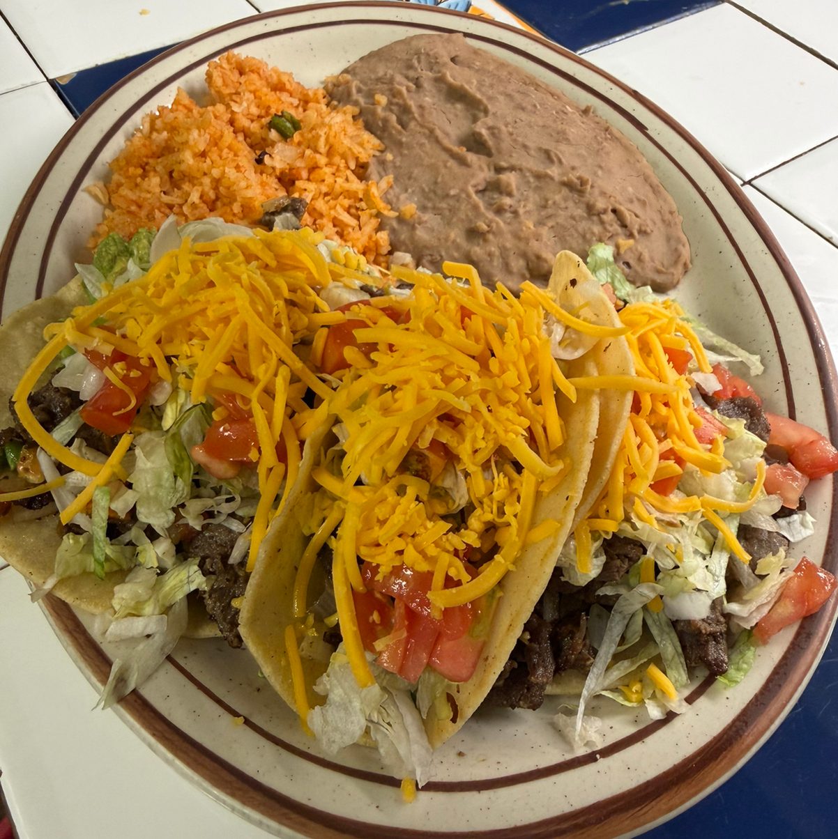 Taco Plate.