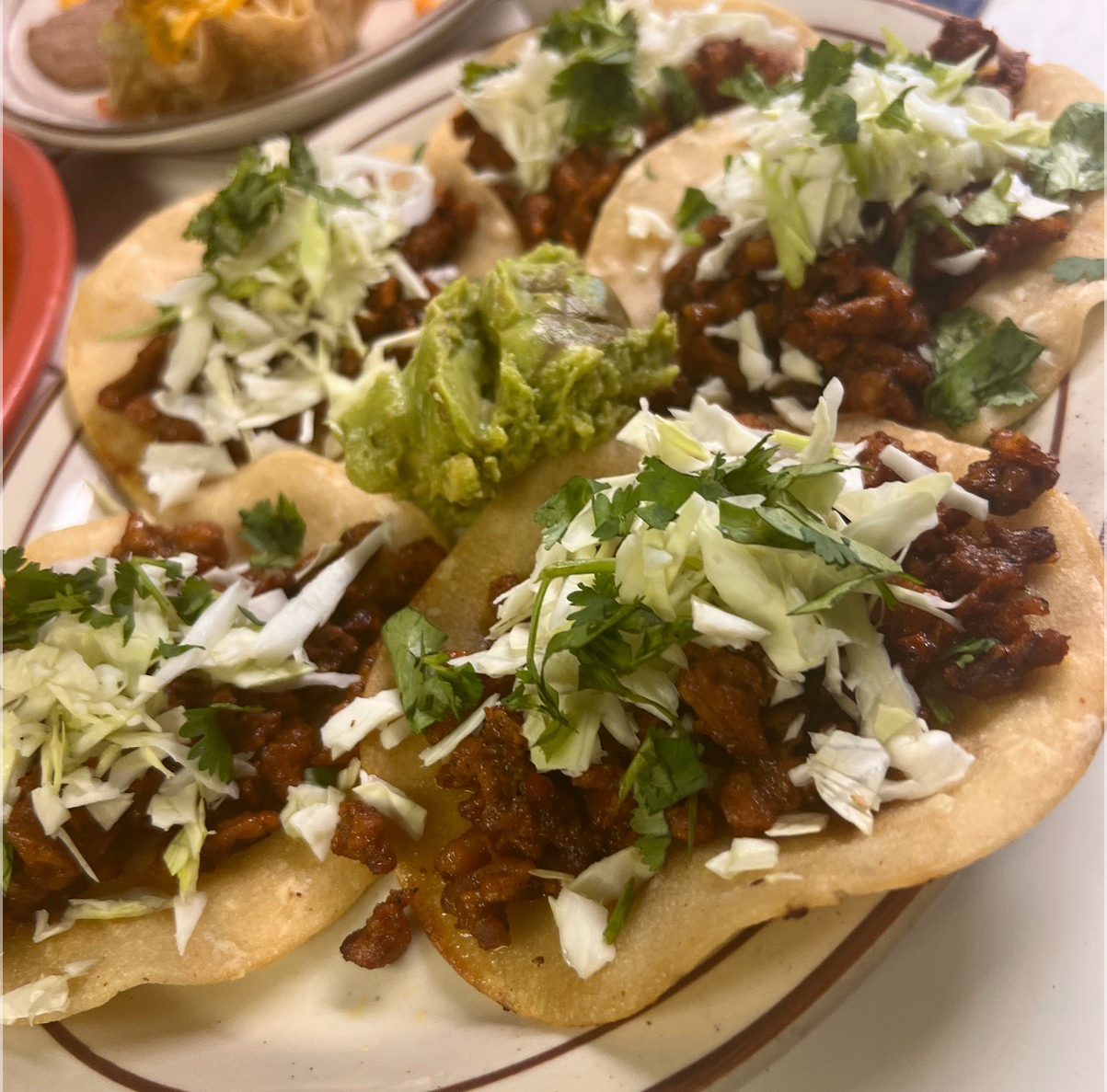 Corona Steak Taco Plate.
