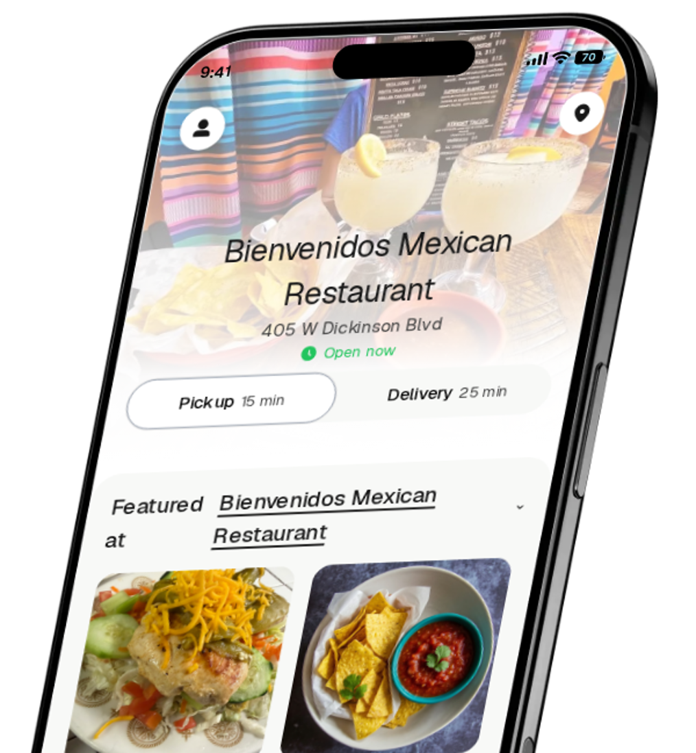 Bienvenidos Mexican Restaurant app preview