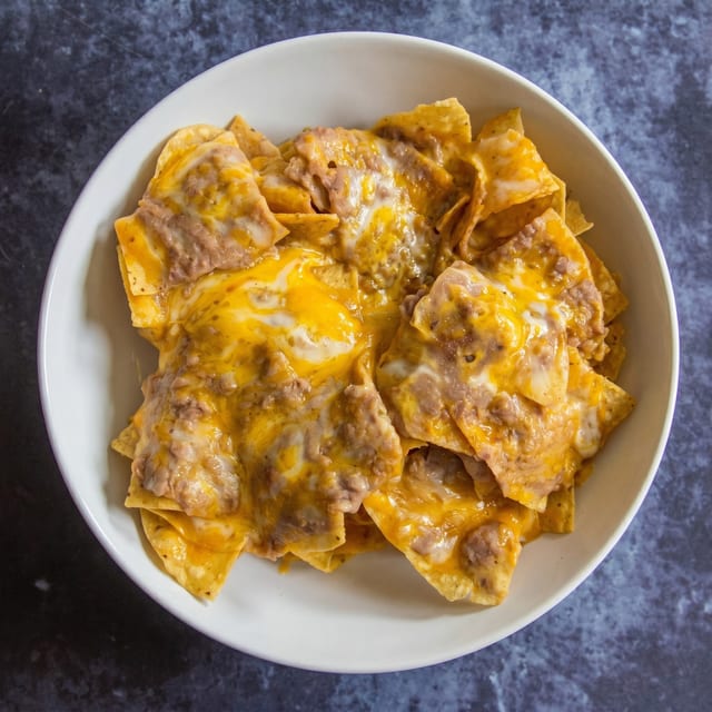 Bean & Cheese Nachos.
