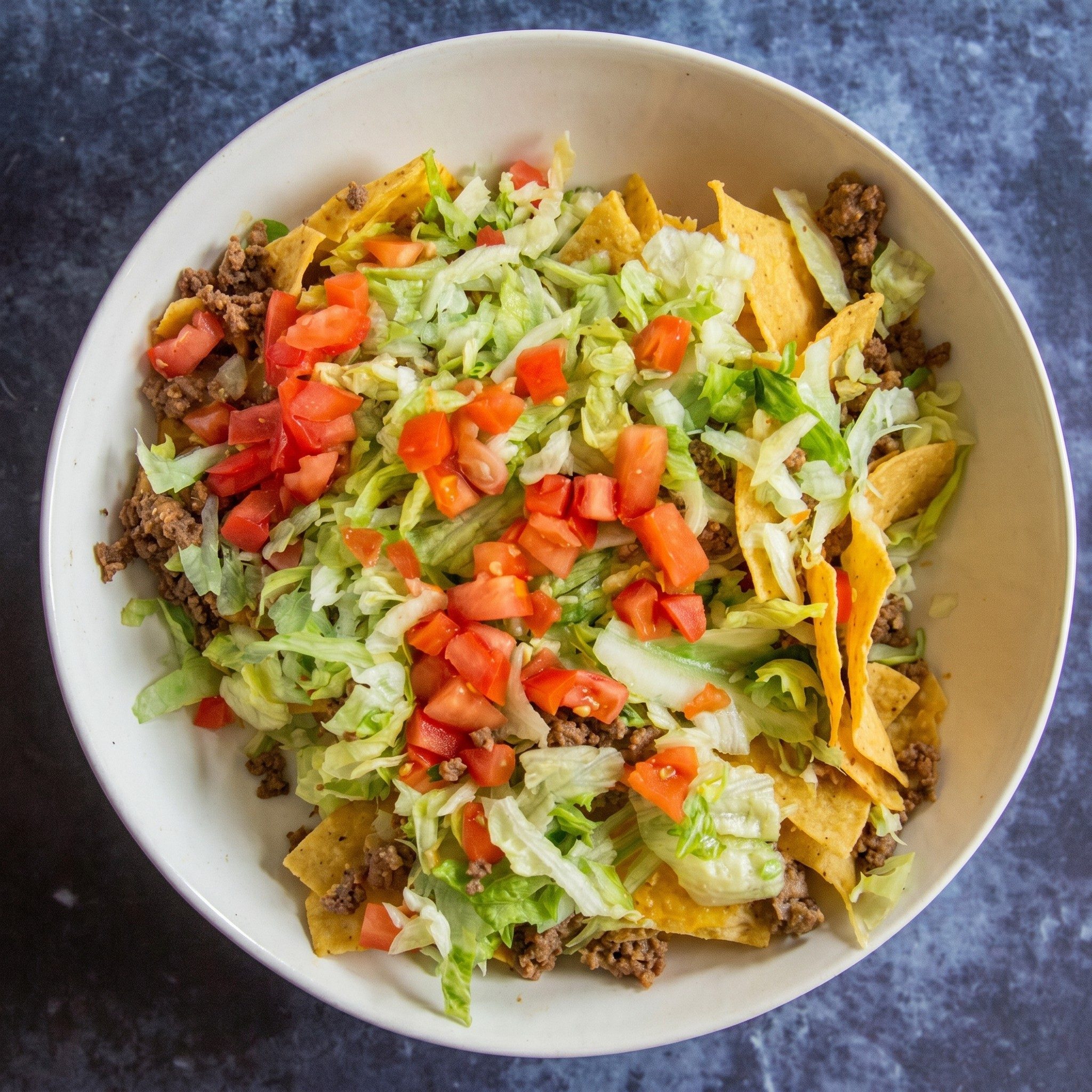 Meat & Cheese Nachos.