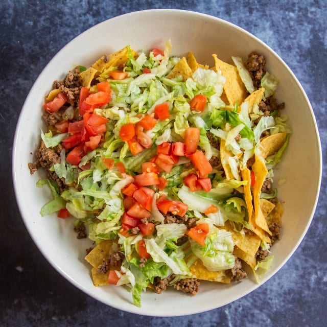 Meat & Cheese Nachos.