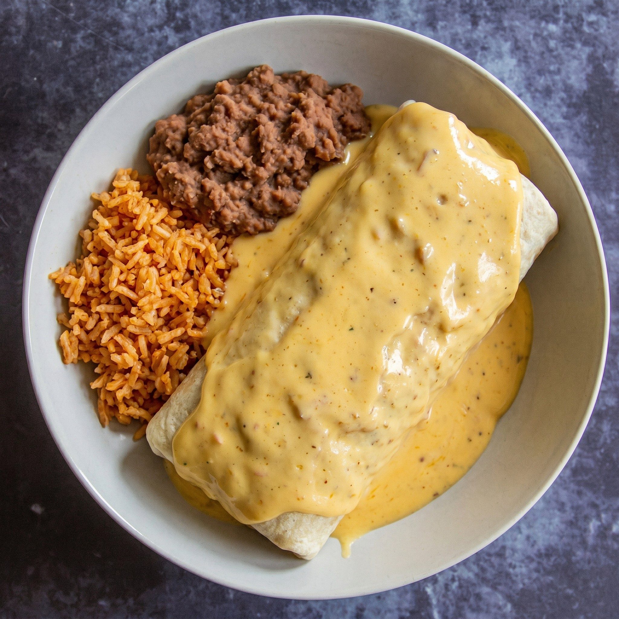 Shredded Beef Burrito.
